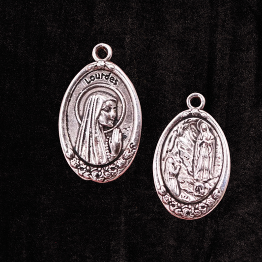 Our Lady of Lourdes Medal | Blessed Virgin Mary medallion