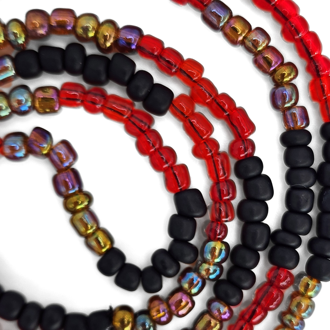 Exu Sete Poeira (Exu of Seven Dusts) Collares Elekes