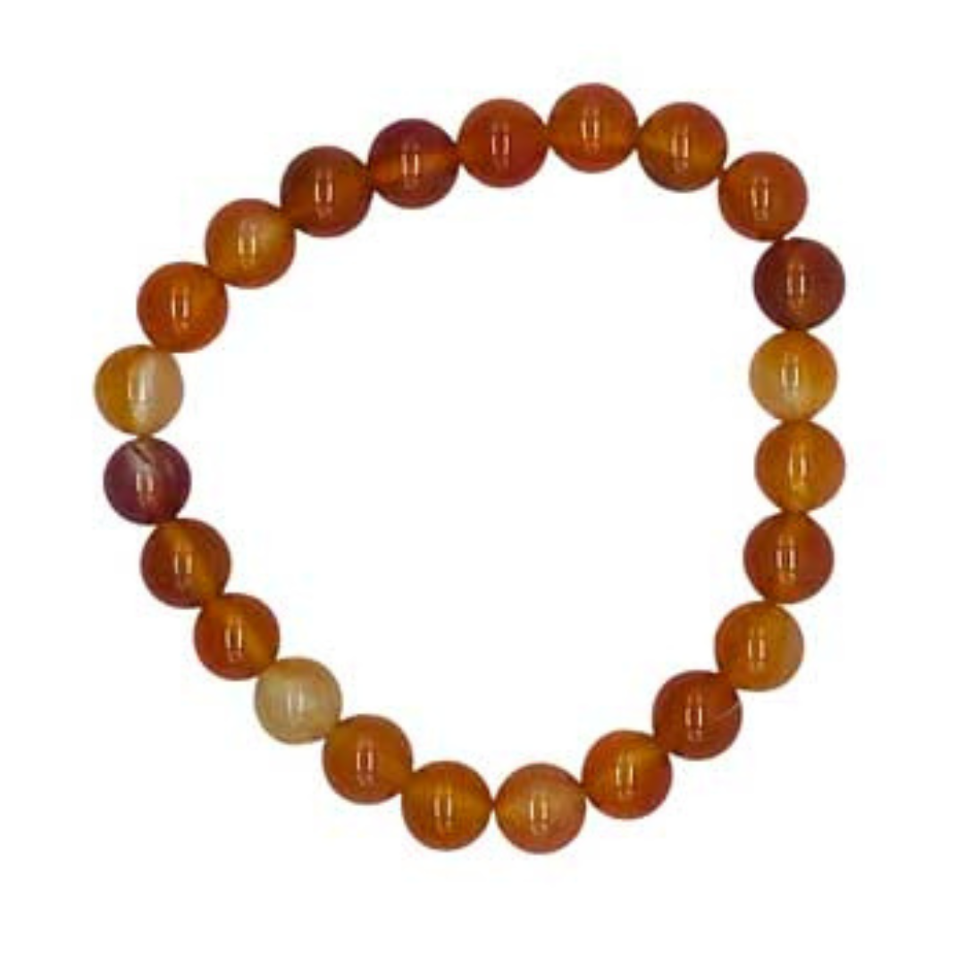 Carnelian bracelet (8mm)