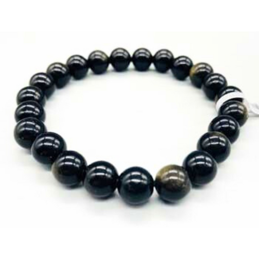 Goldsheen Obsidian bracelet (8mm)