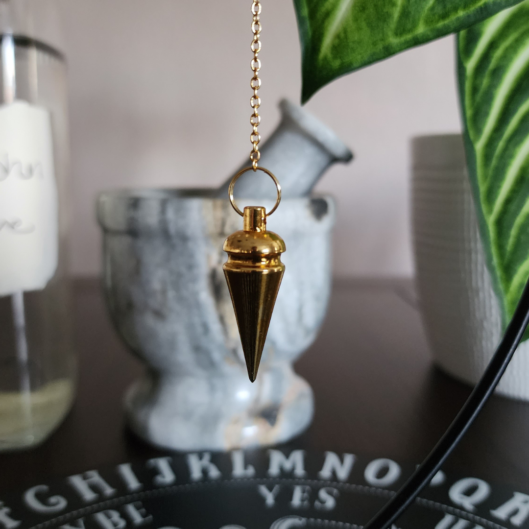 Deluxe Gold Spirit Pendulum