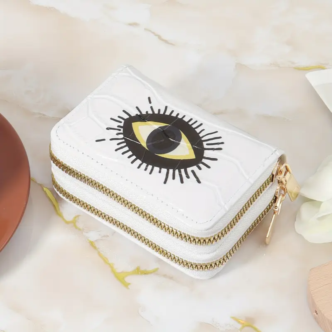 Mystic Eye Dual-Zip Wallet