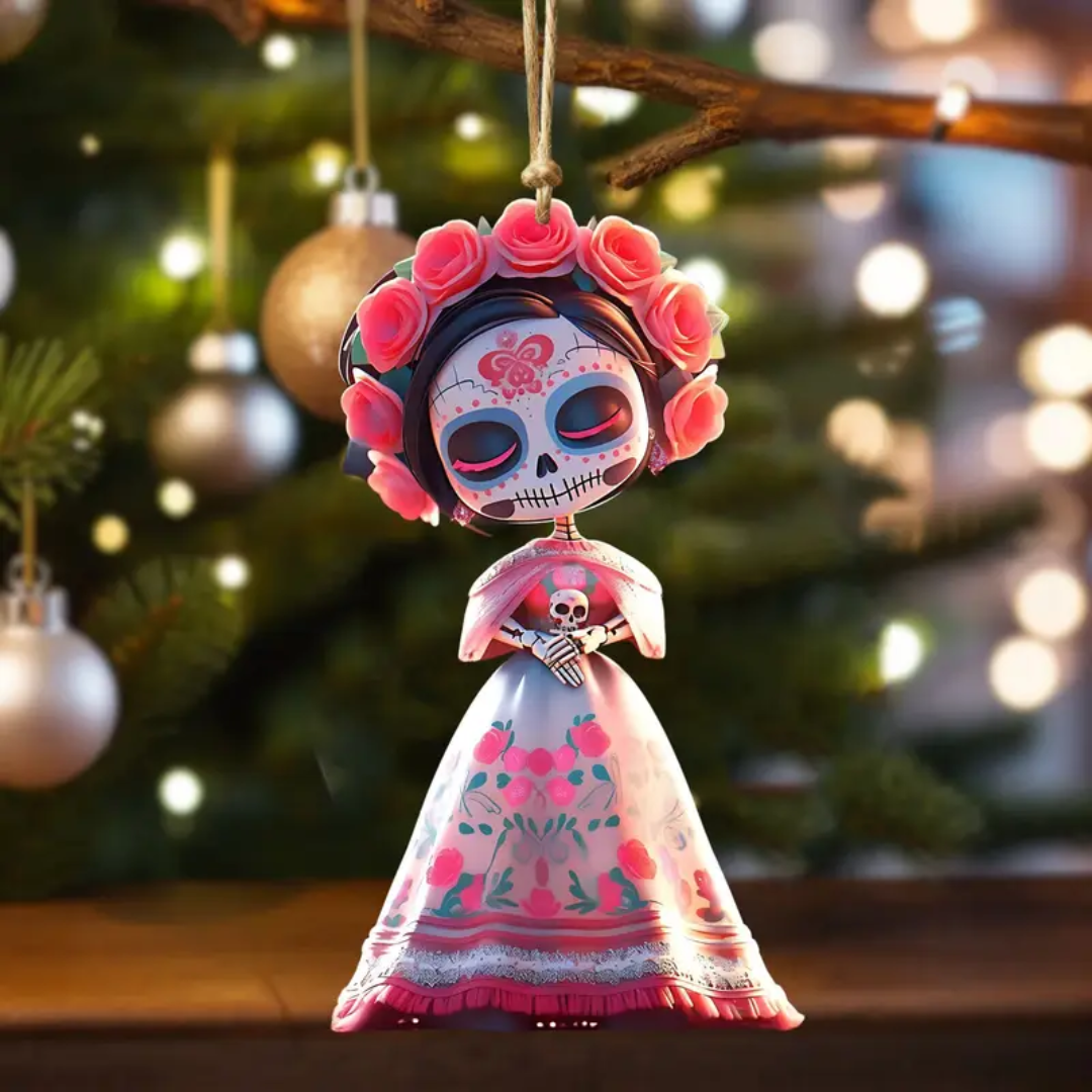 Day of the Dead Acrylic Ornament