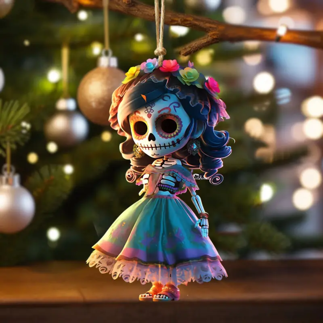 Day of the Dead Acrylic Ornament