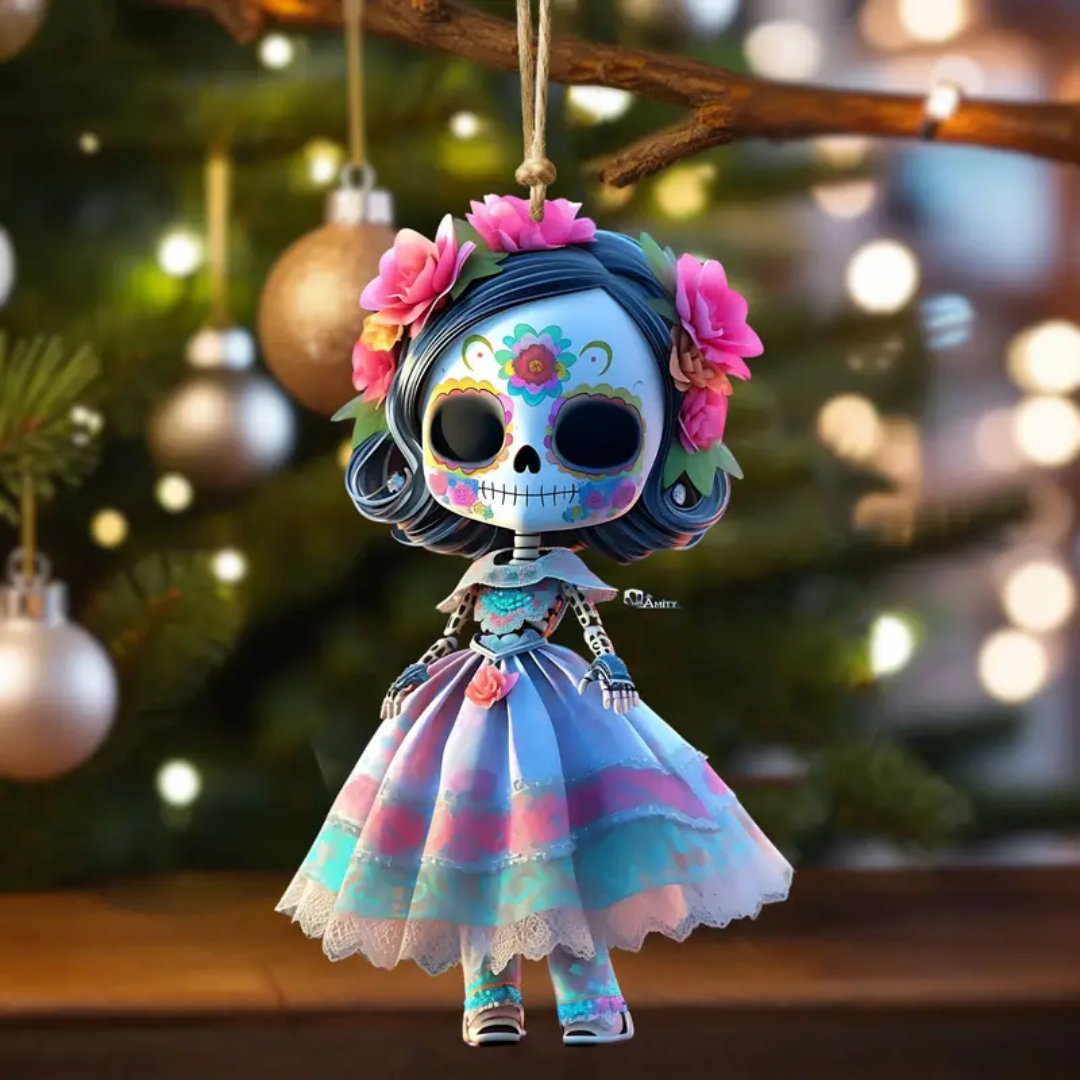 Day of the Dead Acrylic Ornament