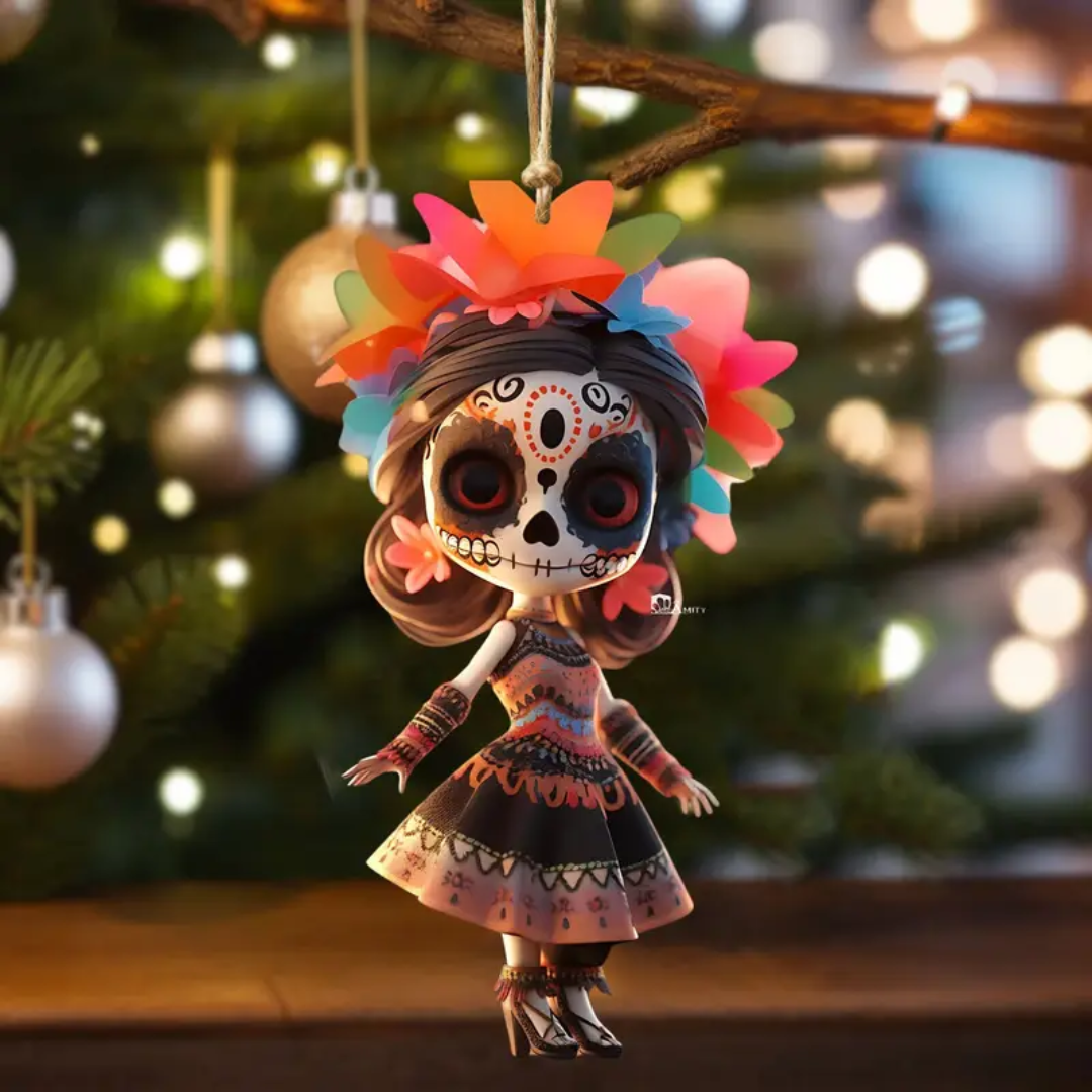 Day of the Dead Acrylic Ornament