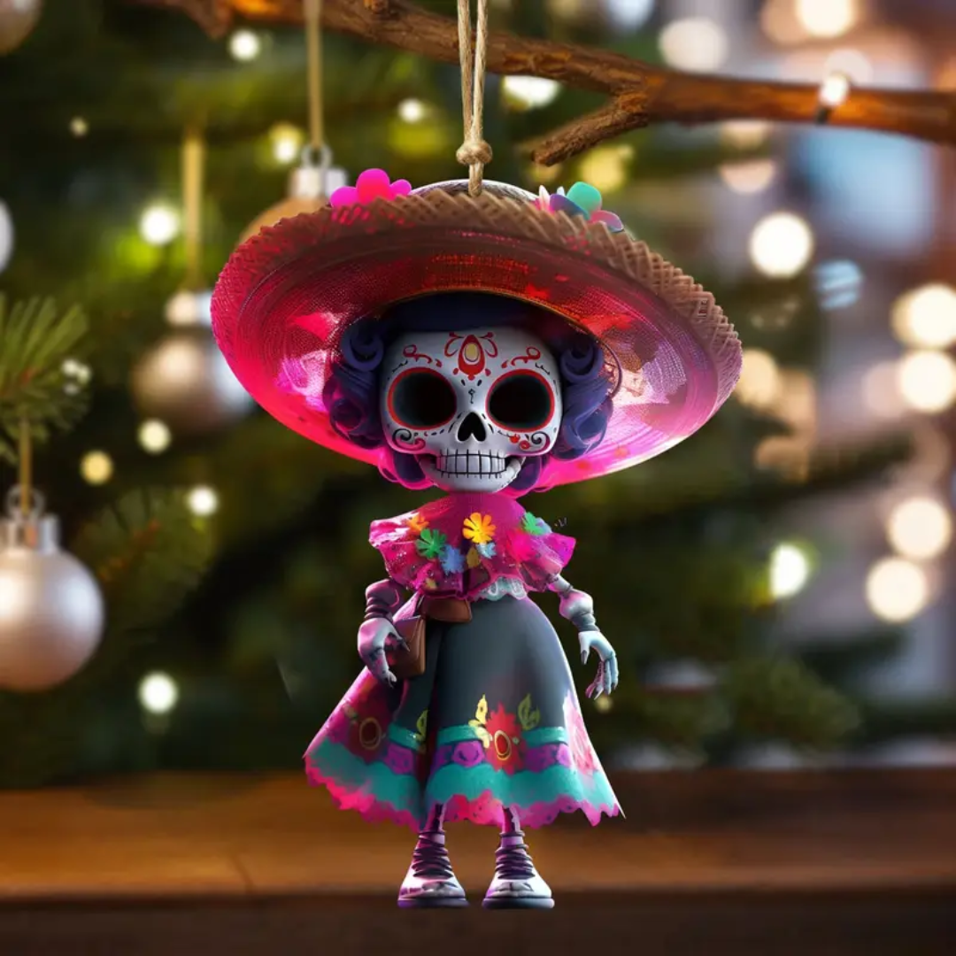 Day of the Dead Acrylic Ornament