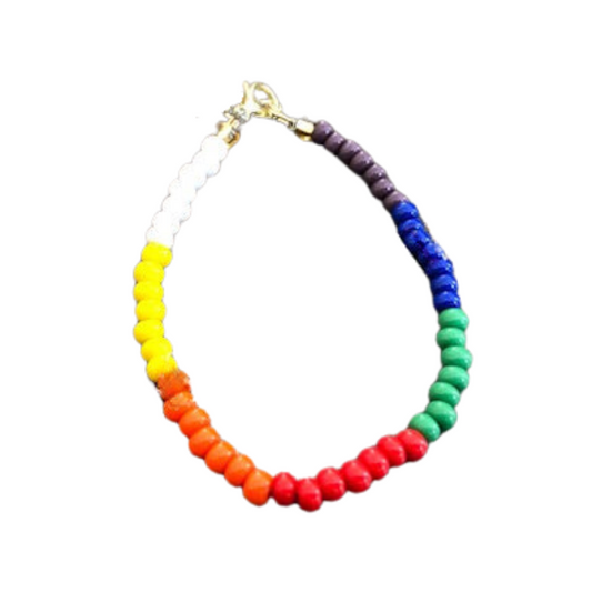 Seven African Powers Beaded Bracelet | Ilde 7 Potencias