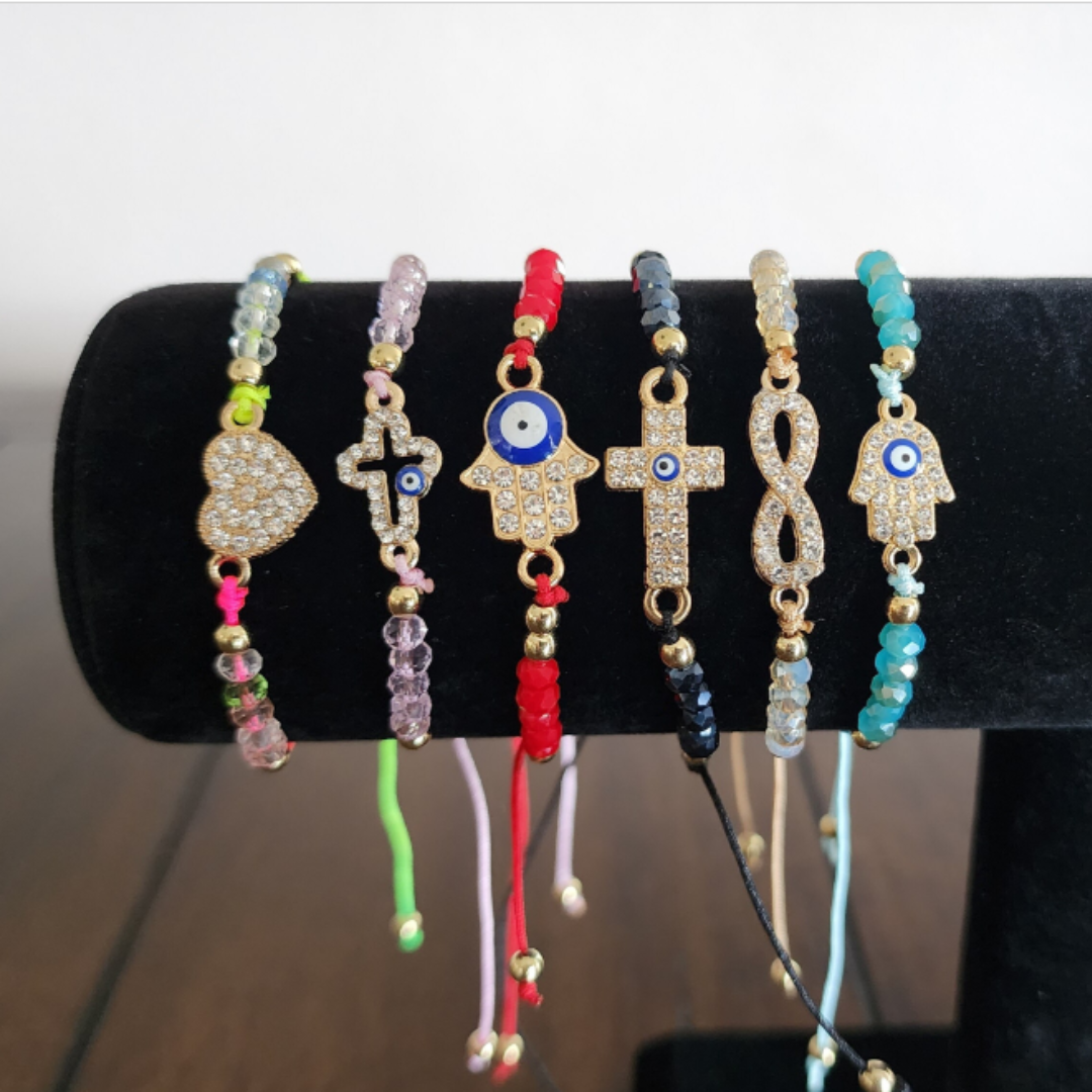 Adjustable Evil Eye Bracelet | Mal de Ojo Pulseras