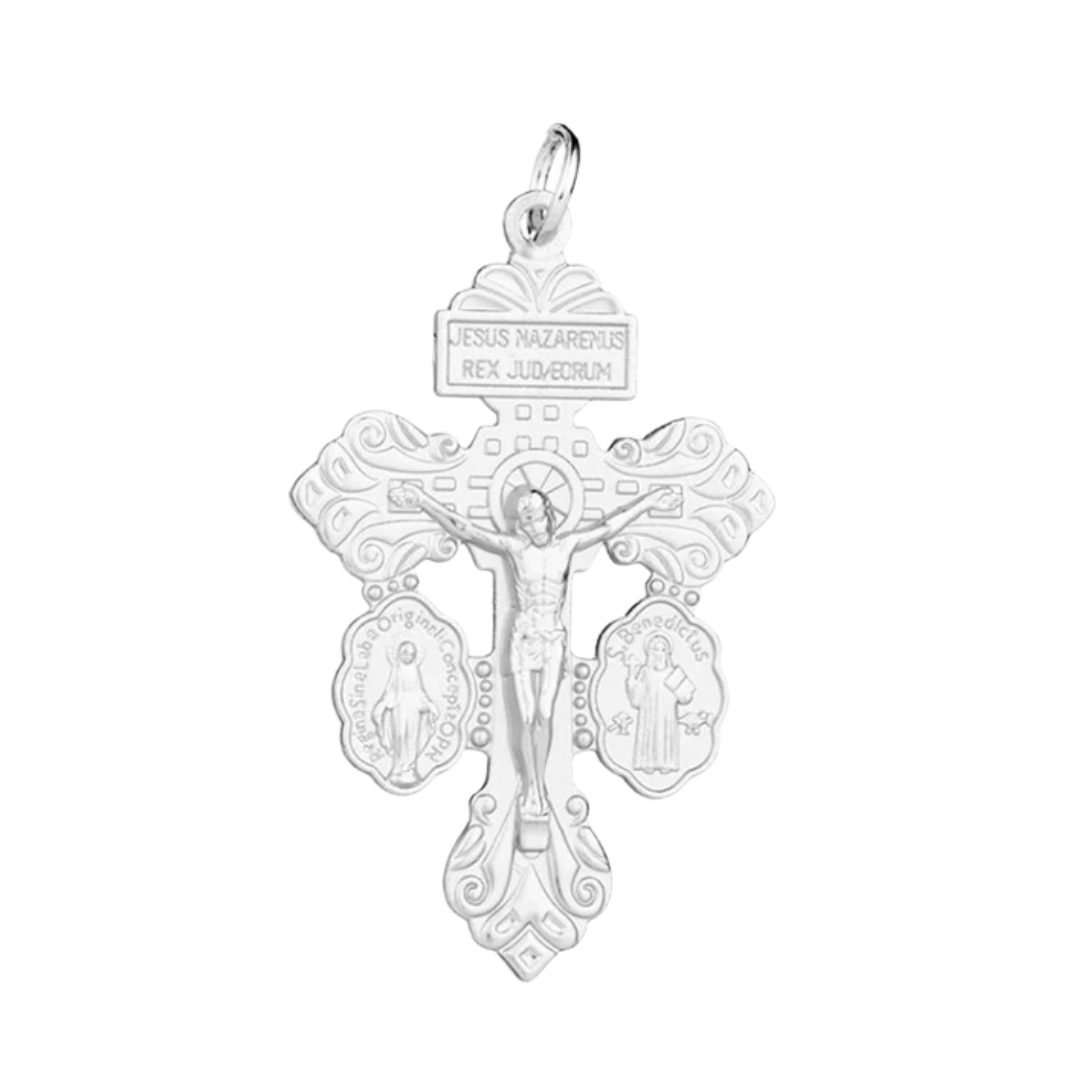 Saint Benedict Exorcism Medal, Cross of Forgiveness