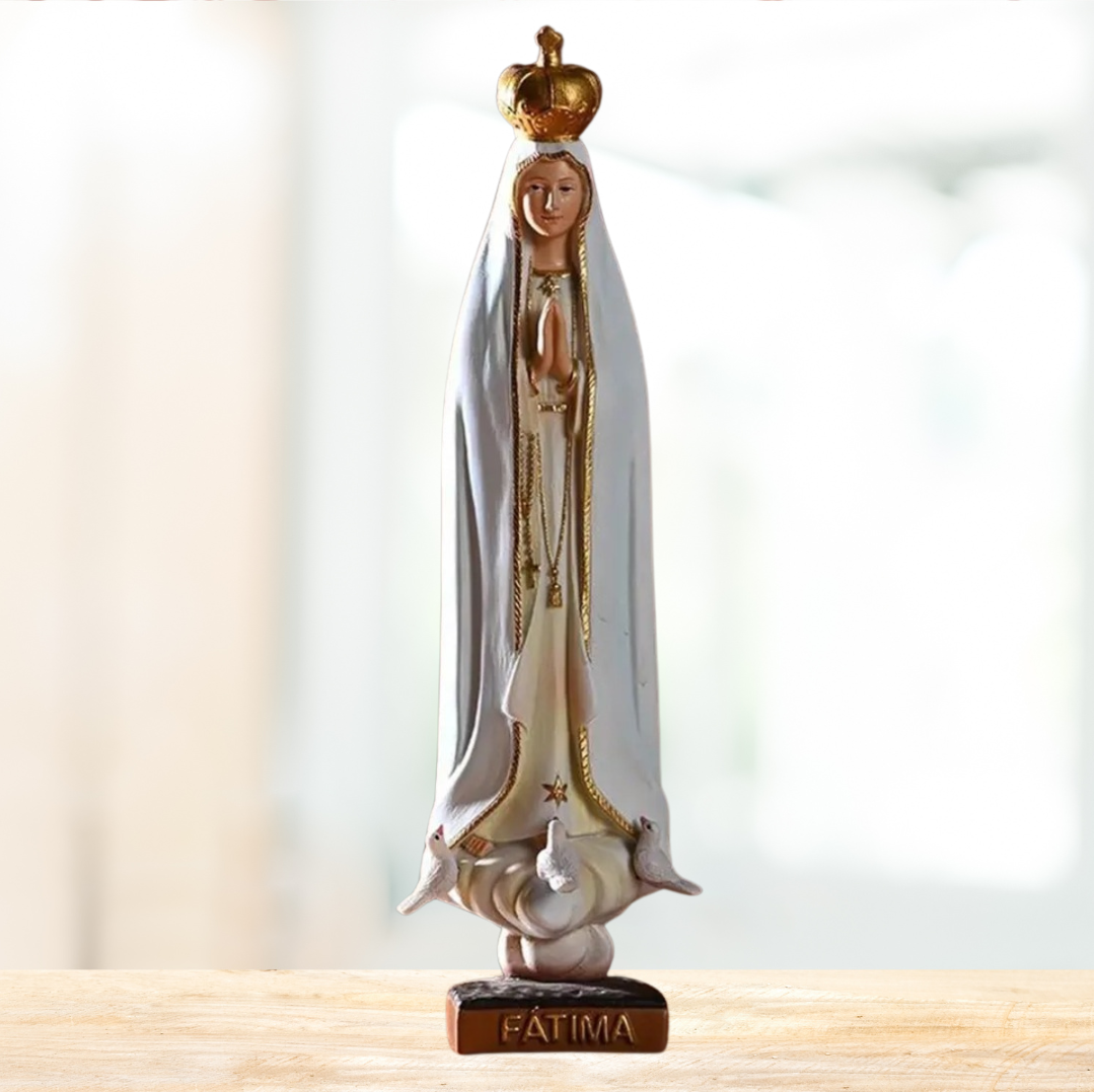 Our Lady of Fatima (8") Virgin Mary Statue