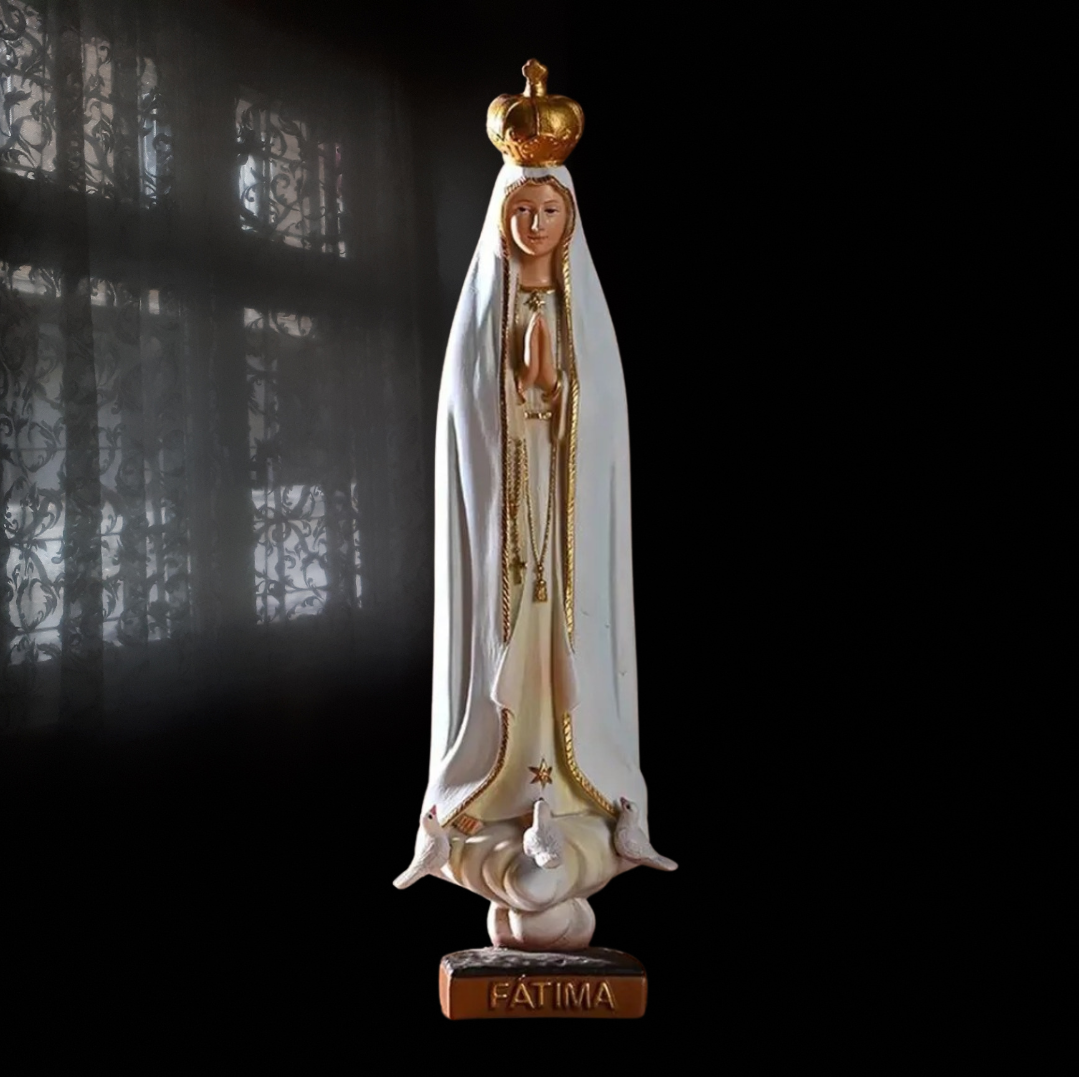 Our Lady of Fatima (8") Virgin Mary Statue