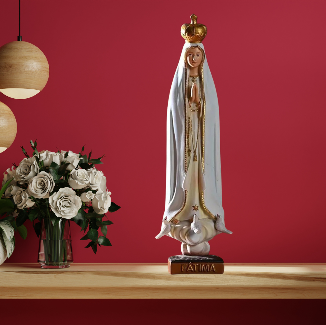 Our Lady of Fatima (8") Virgin Mary Statue