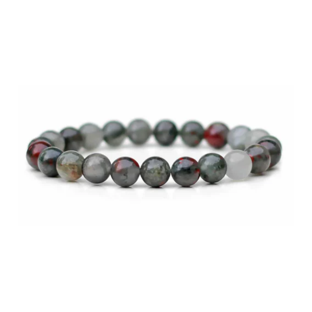 African Bloodstone (Seftonite) Bracelet