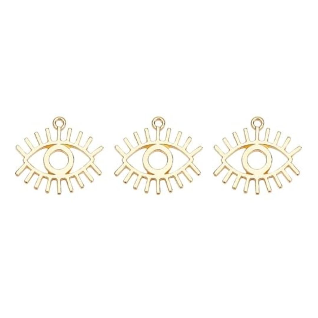 Gold Evil Eye Spiritual Talisman Charm