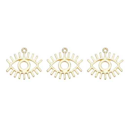 Gold Evil Eye Spiritual Talisman Charm