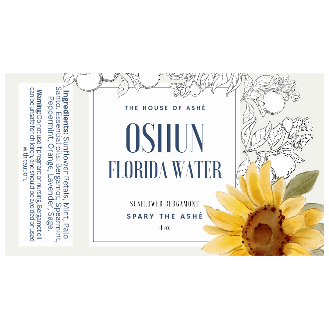 Oshun Florida Water – Sunflower & Bergamot