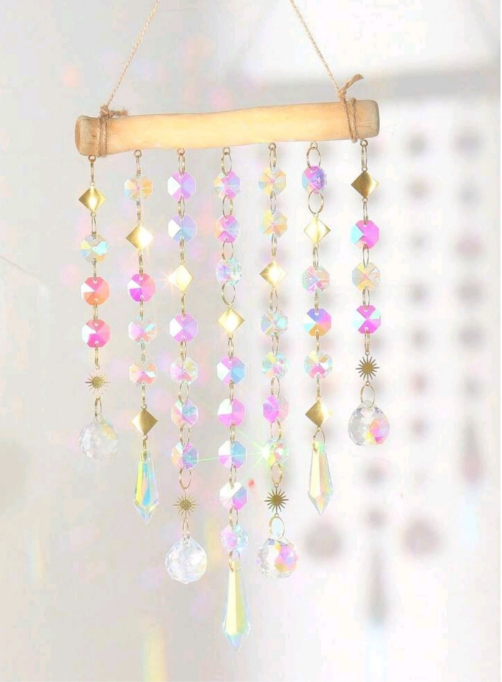 Crystal Dreamcatcher Windchime