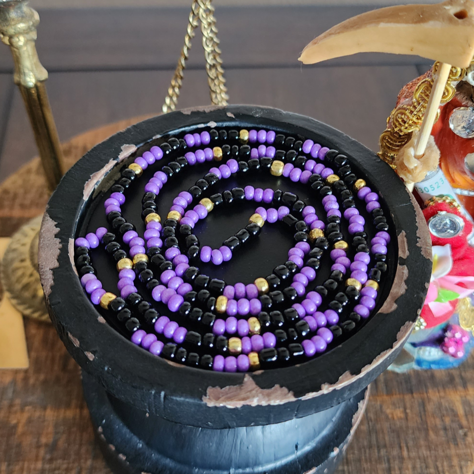 La Santa Muerte Collares Elekes - Purple
