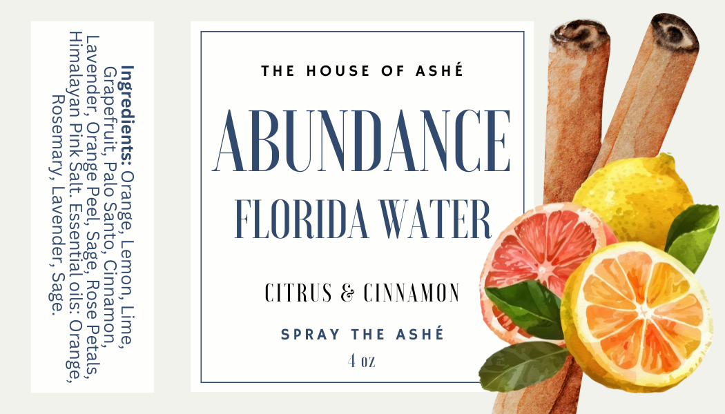 Abundance Florida Water – Citrus & Cinnamon