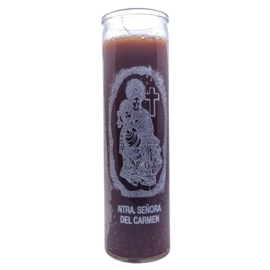 Ntra. Senora del Carmen Candle | Our Lady of Mount Carmel 7 Day Prayer Candle