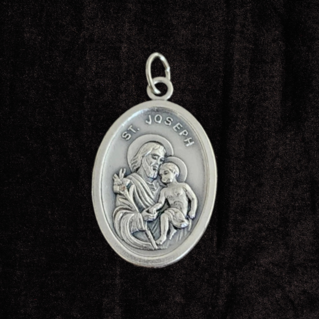 Osain/Papa Loko, St. Joseph Medal Spiritual Talisman Charm Pendant