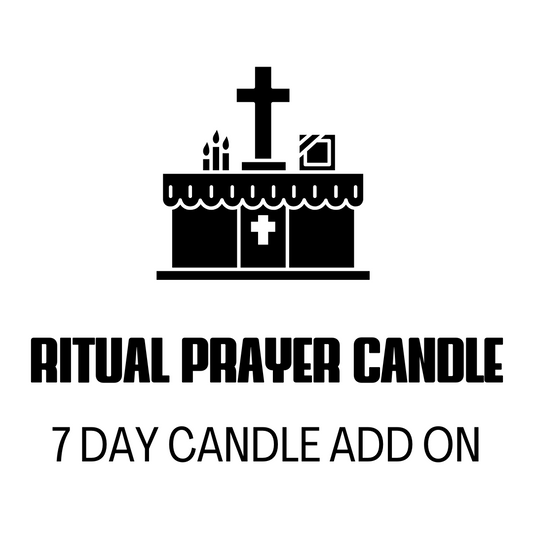 Ritual Prayer Candle Service – Add-On for 7-Day Candles