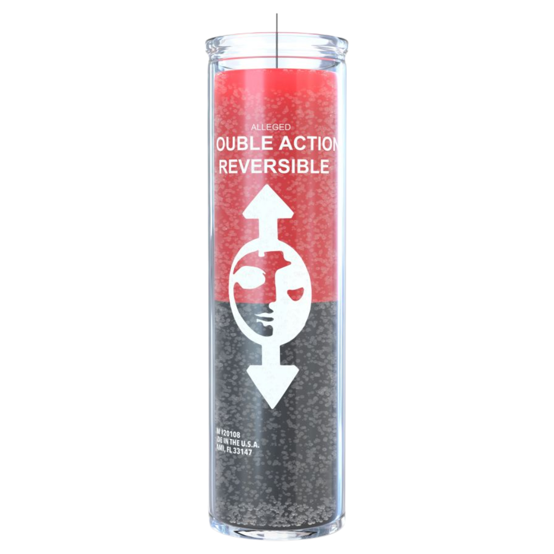 Reversible 7 Day Ritual Candle - Red/Black