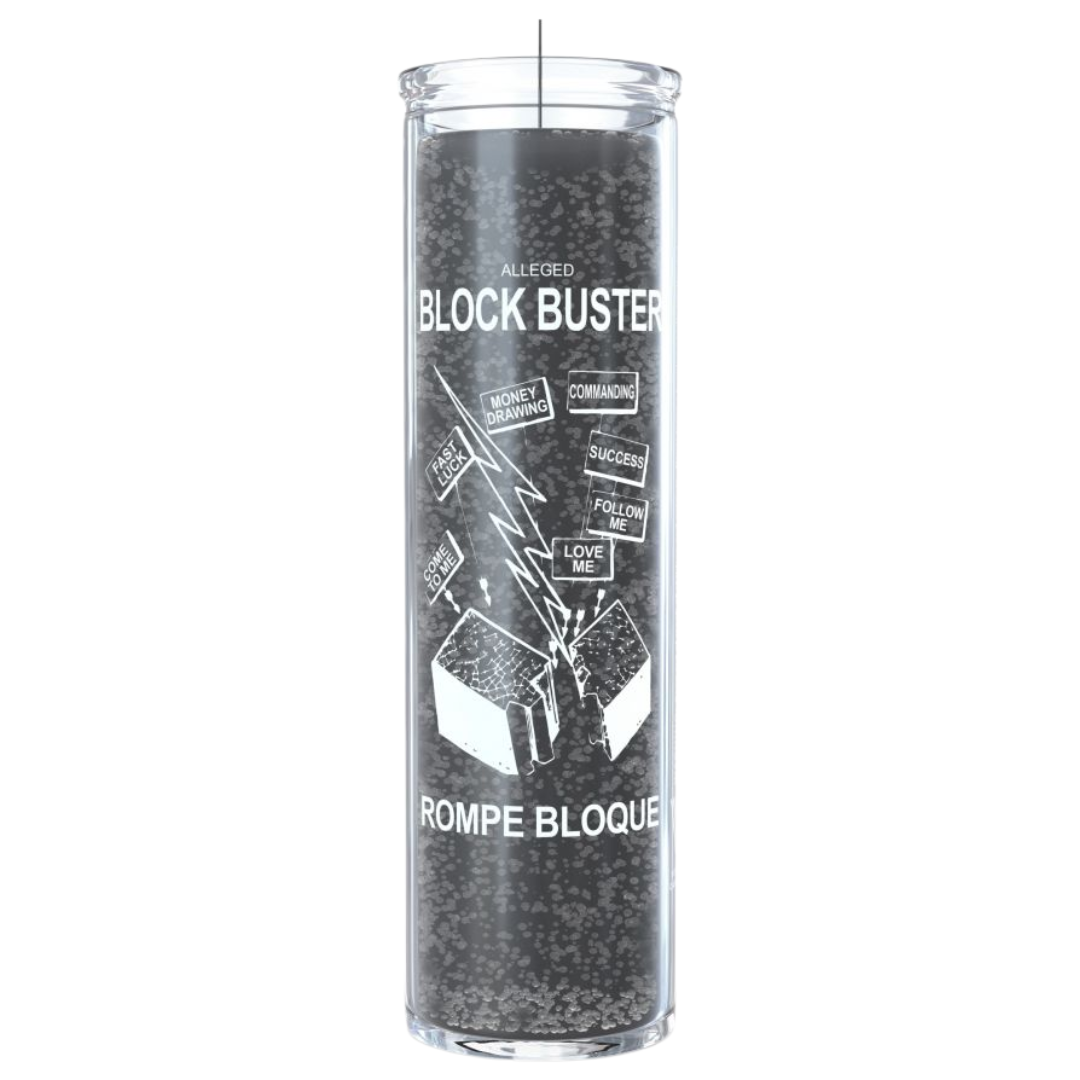 Blockbuster 7 Day Ritual Prayer Candle - Black