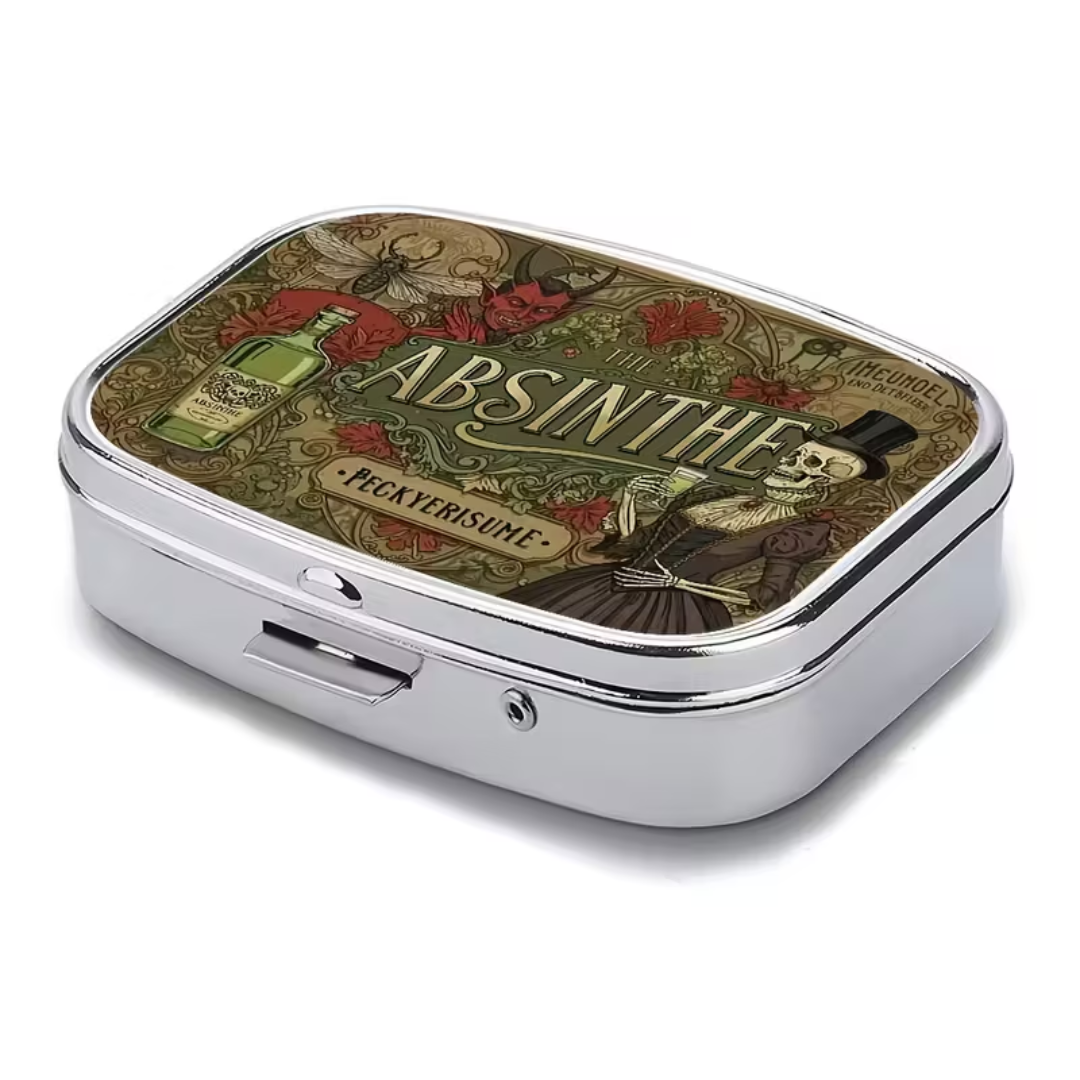 Absinthe Poison Devil Pill Box
