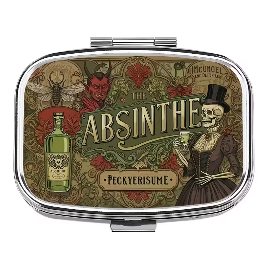 Absinthe Poison Devil Pill Box