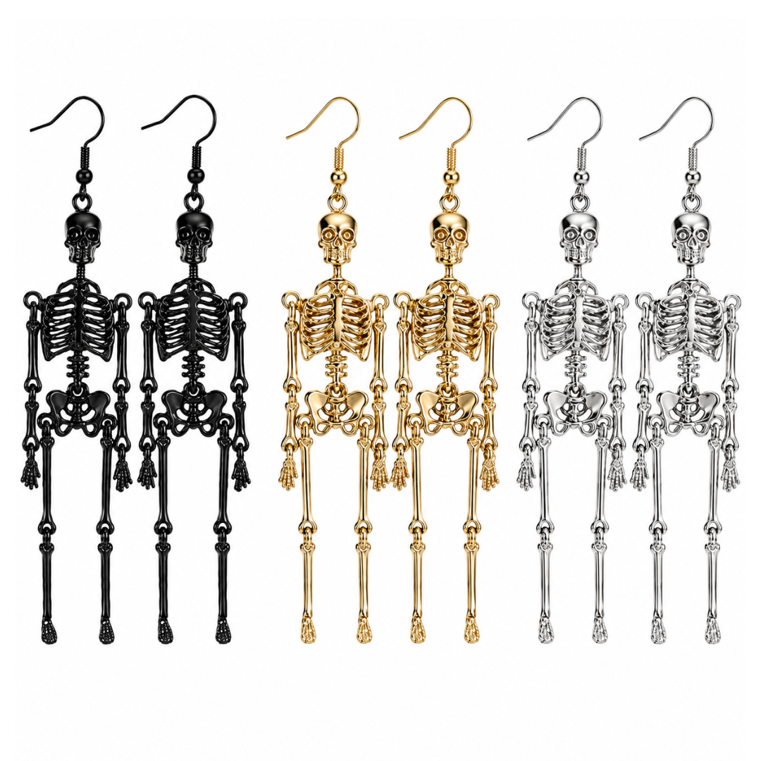 Skeleton Dangle Earrings