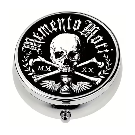 Memento Mori Pill Box