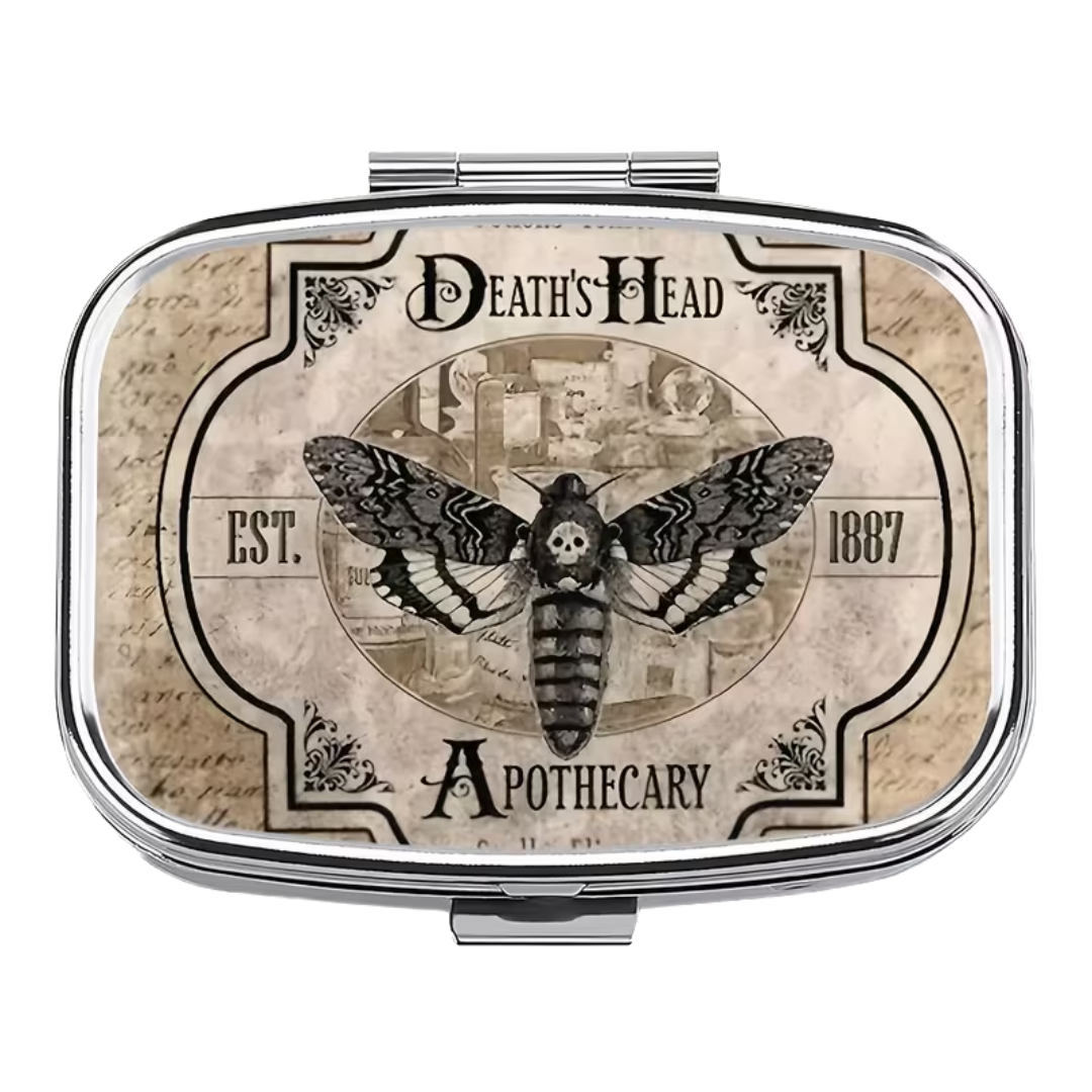 Death’s Head Apothecary Pocket Pill Box