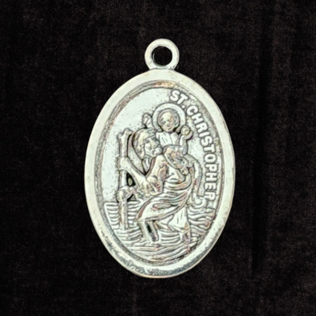 Saint Christopher Medal | Spiritual Talisman Charm Pendant