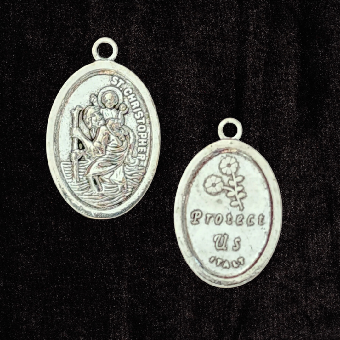 Saint Christopher Medal | Spiritual Talisman Charm Pendant