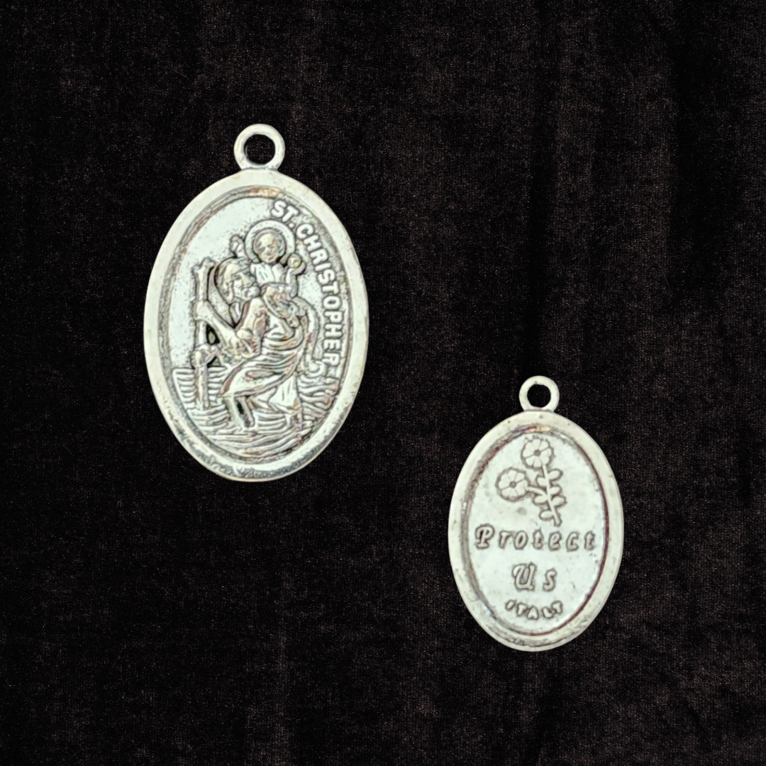 Saint Christopher Medal | Spiritual Talisman Charm Pendant