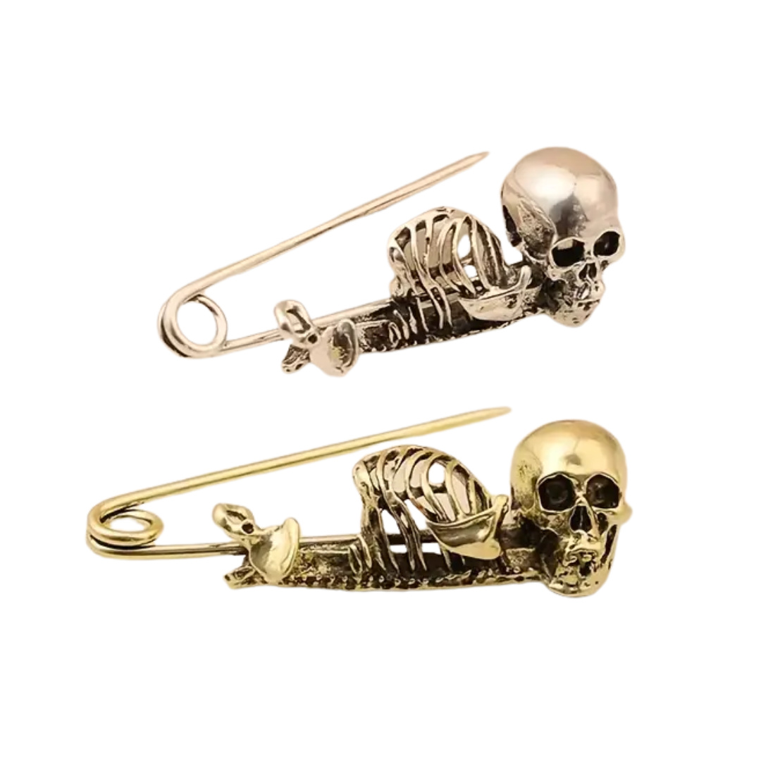 Skeleton Safety Pin - Protection Broach
