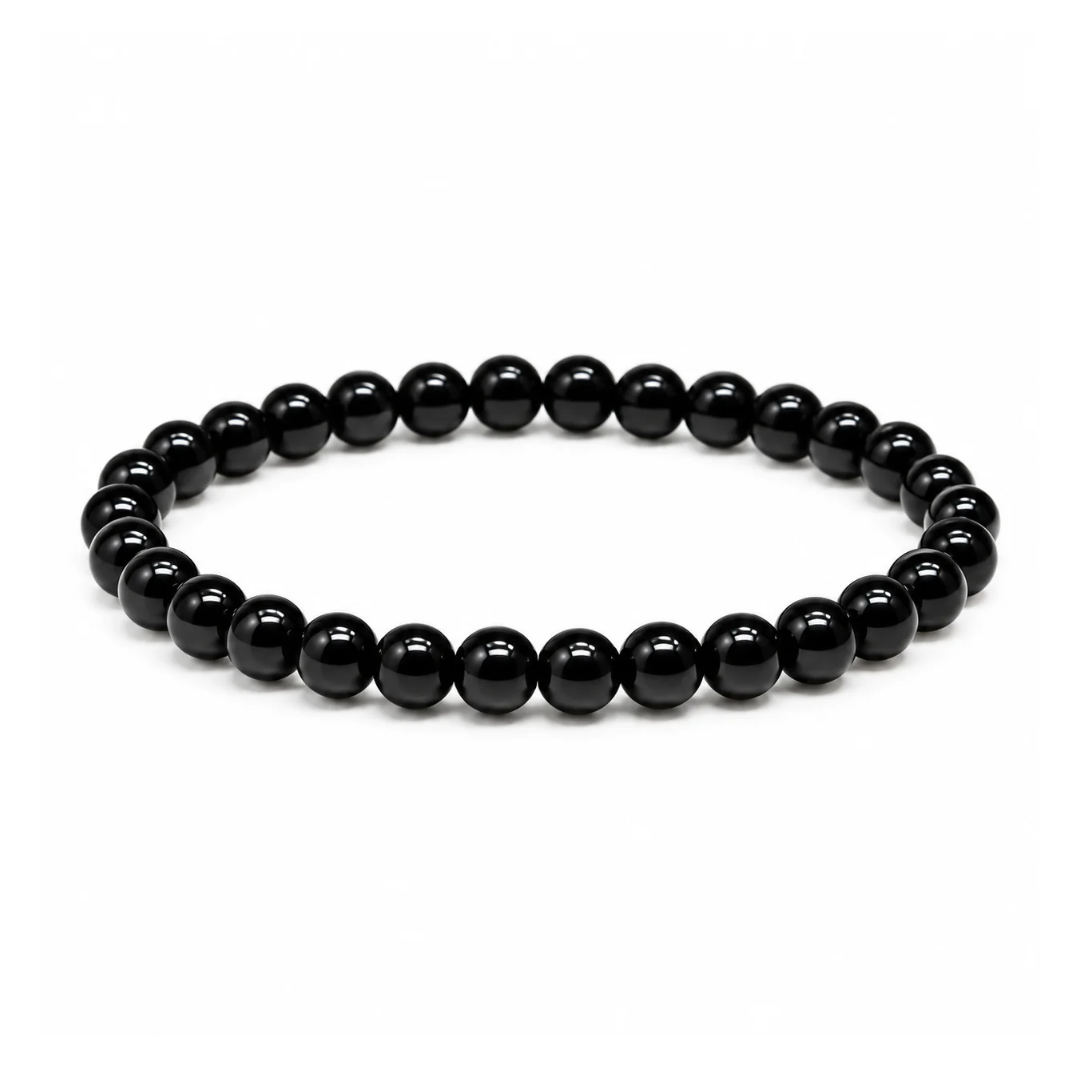 Black Tourmaline Bracelet (6mm)