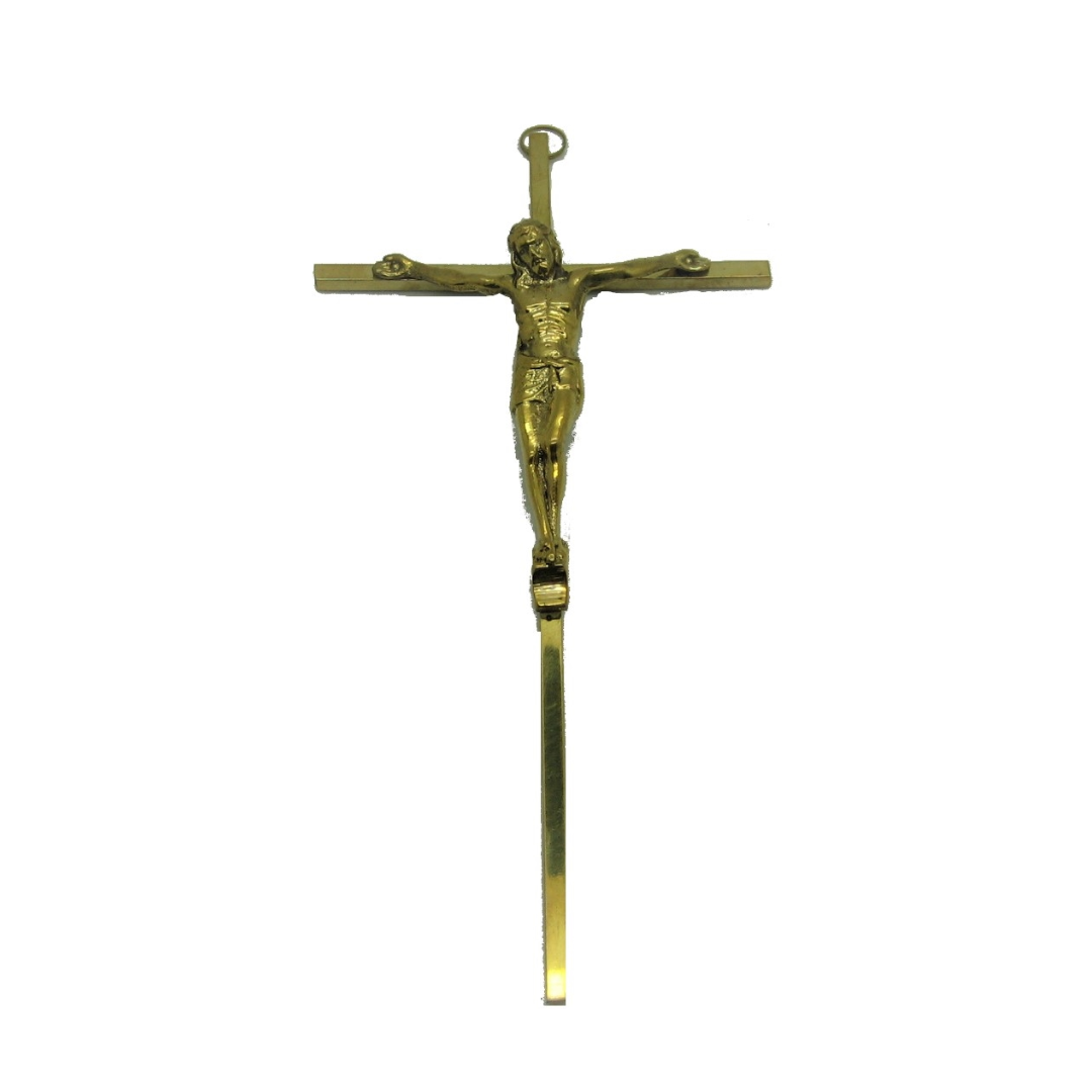 Hanging Jesus Christ Cross (Bronze)