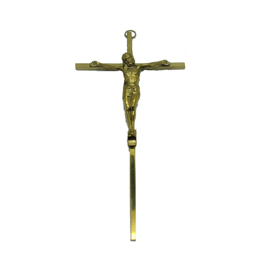 Hanging Jesus Christ Cross (Bronze)