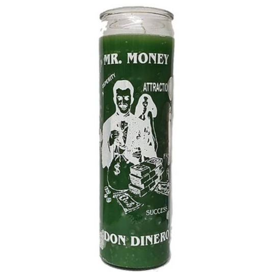 Mr. Money Don Dinero Ritual Candle | 7 Day Prayer Candle