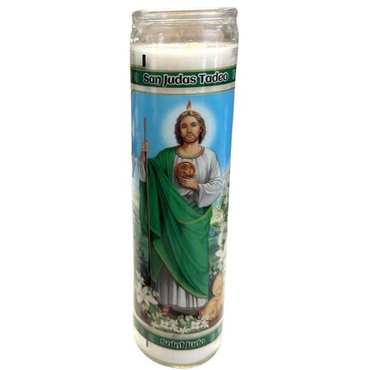 San Judas Tadeo Prayer Candle | Saint Jude Devotional Candle