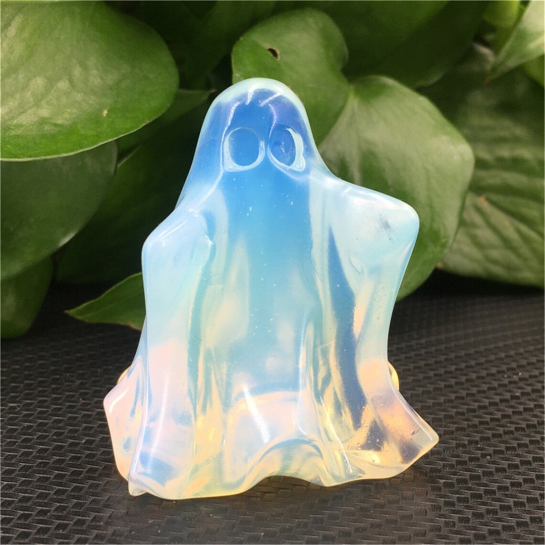 Opalite Ghost | Hand Carved Crystal Ghost