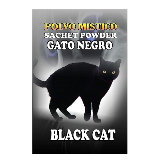 Black Cat Sachet Powder | Polvo Mistico Gao Negro