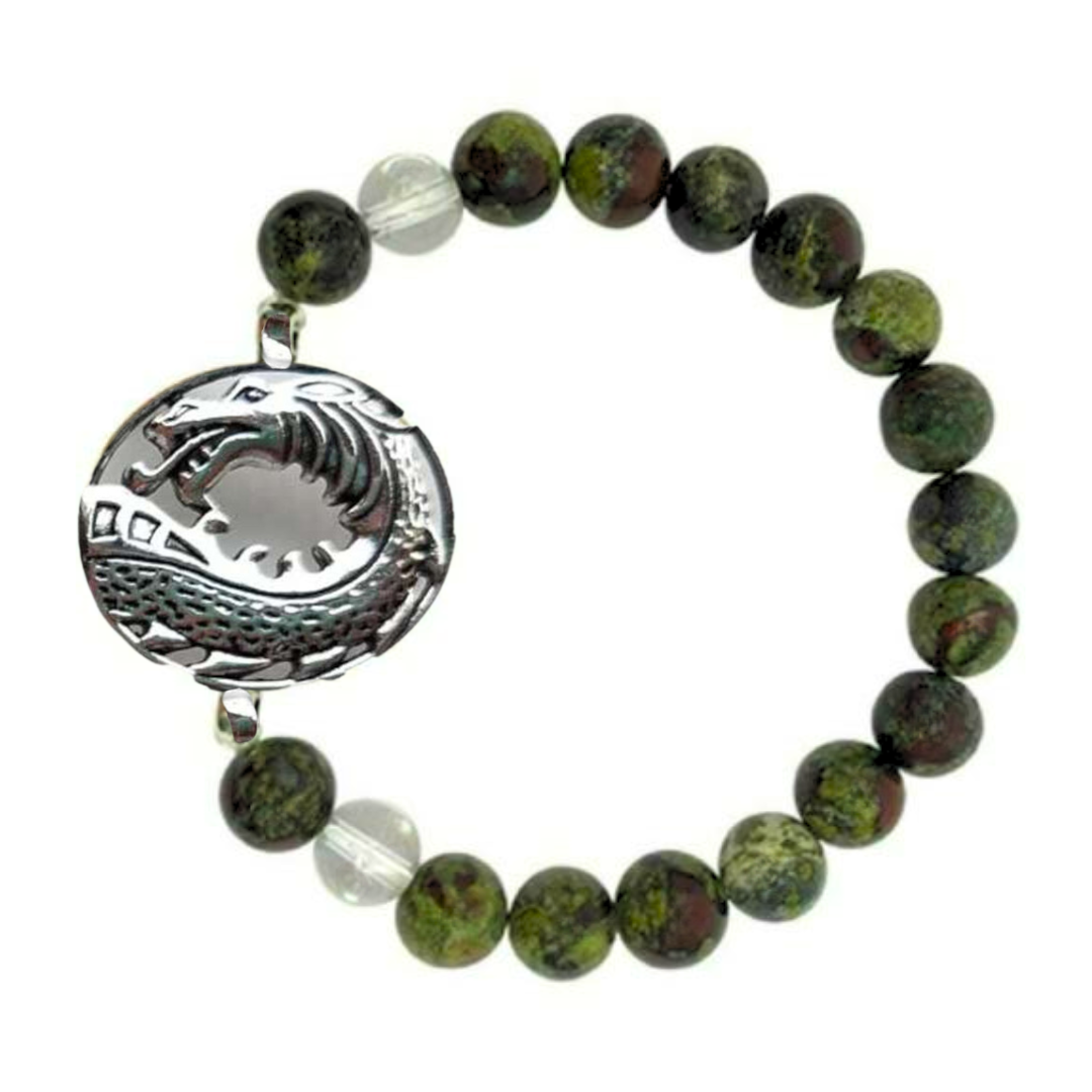 Dragon Bloodstone Bracelet