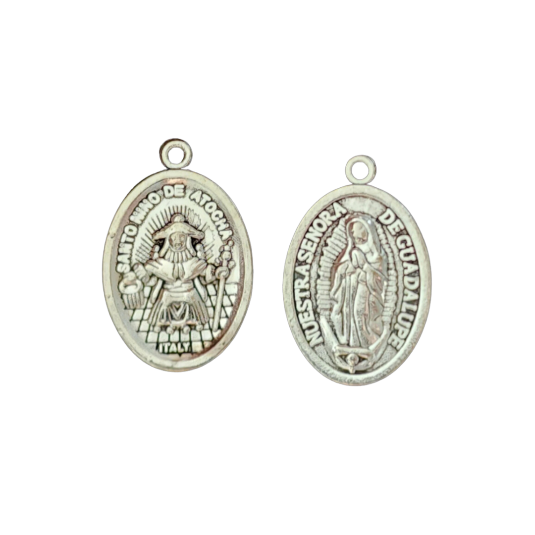 Holy Child of Atocha & Our Lady of Guadalupe Medal | El Santo Nino de Atocha