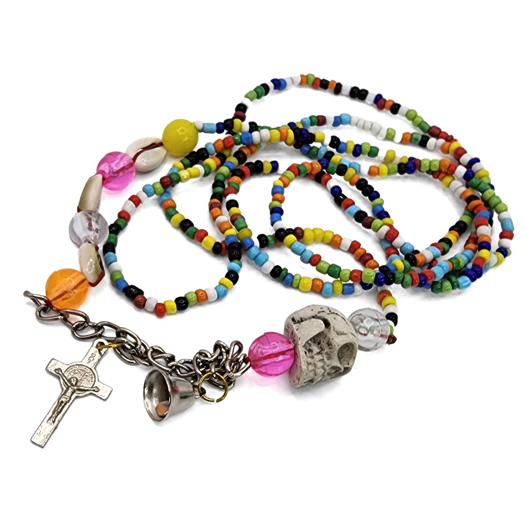 Collar de Santa Muerte | La Santa Muerte Eleke Necklace