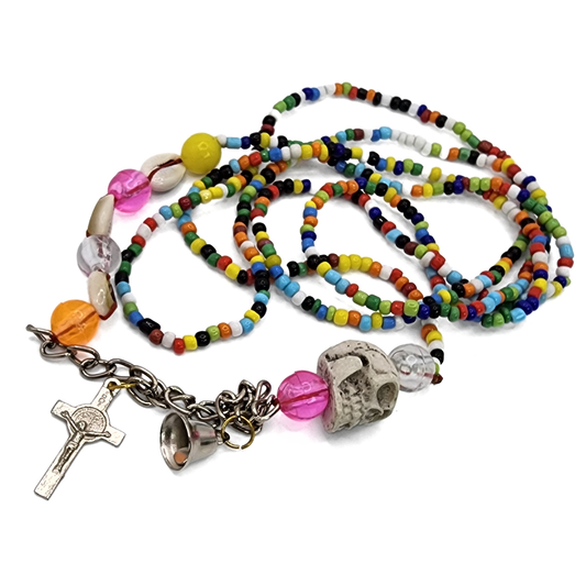 Collar de Santa Muerte | La Santa Muerte Eleke Necklace