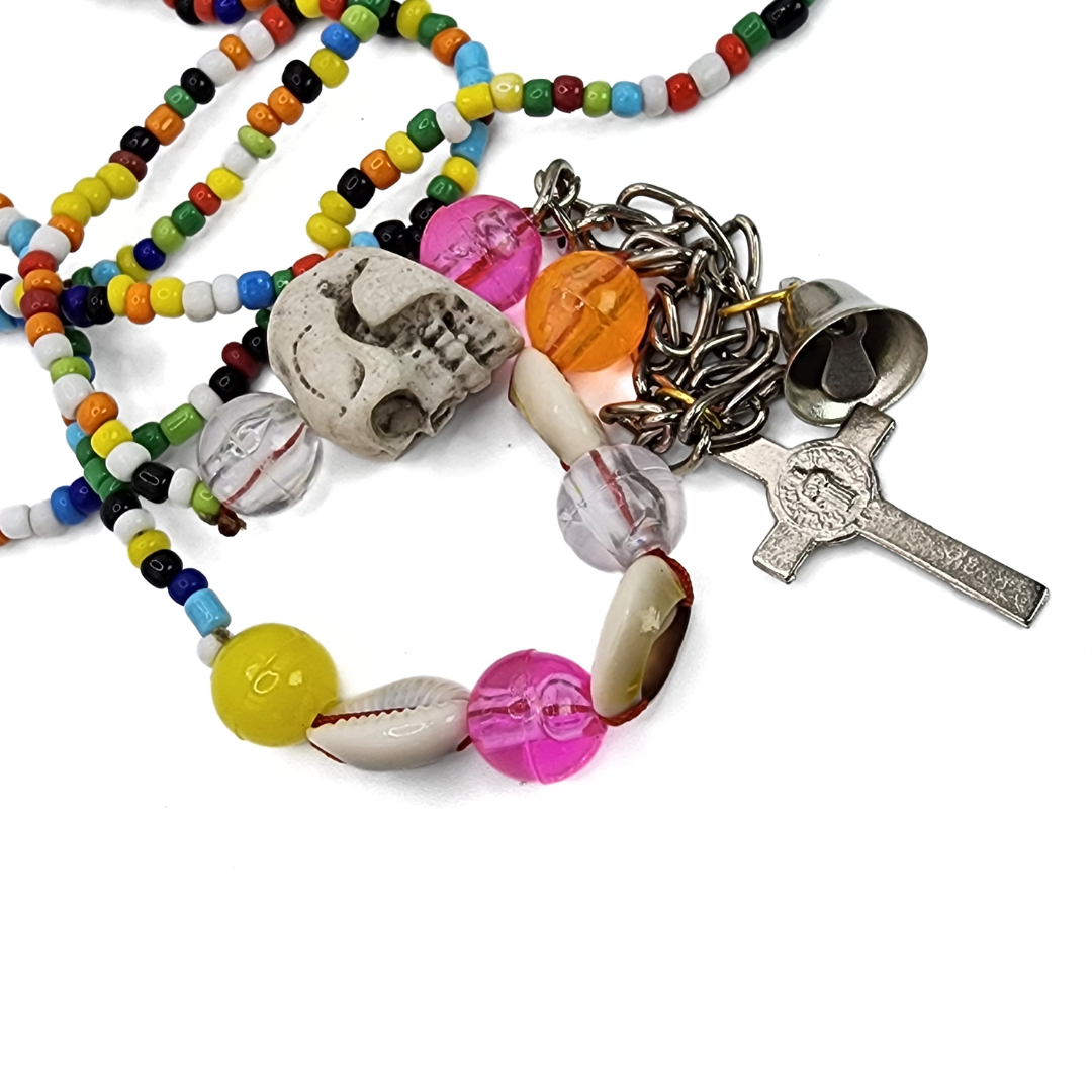 Collar de Santa Muerte | La Santa Muerte Eleke Necklace